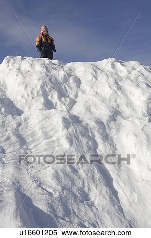 Stock Photography - Blue, Child, Day, Hill. Fotosearch