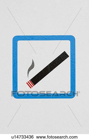 Stock Photograph - Blue, Cigarette, Close-Up, Displayed, Indicating. Fotosearch
