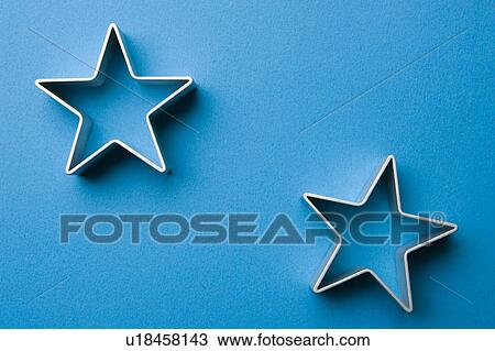 Stock Image - Blue, Close-Up, Colored Background, Indoors. Fotosearch