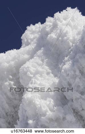 Stock Photo - Blue, Close-Up, Covering, Frozen, Heap. Fotosearch