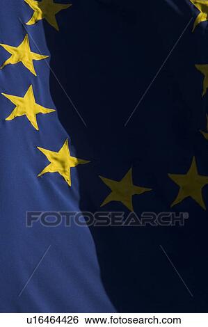Blue, Close-Up, Day, European Union Flag, Full Frame View Large Photo Image Stock Photograph - Blue, Close-Up, Day, European Union Flag, Full Frame. Fotosearch