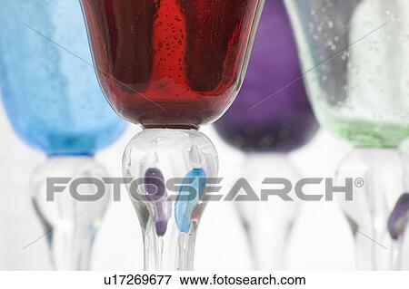 Stock Photo - Blue, Close-Up, Droplet, Four Objects, Fragile. Fotosearch