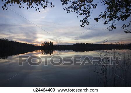 Stock Photo - Blue, Cloud, Dusk, Glow, Horizon. Fotosearch
