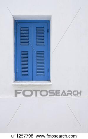Stock Photo - Blue, Day, Edifice, Establishment, House. Fotosearch