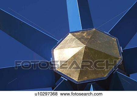 Stock Photo - Blue, Design, Ceiling, Building, Artistic. Fotosearch