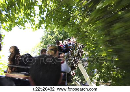 Blurred, Fun, Enjoyment, Day, Amusement Park View Large Photo Image Stock Image - Blurred, Fun, Enjoyment, Day, Amusement Park. Fotosearch