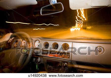 Blurred Motion, Car, Close-Up, Dashboard, Gauge View Large Photo Image Stock Photo - Blurred Motion, Car, Close-Up, Dashboard, Gauge. Fotosearch