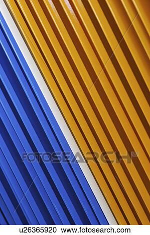 Stock Image - Boards, Planks, Folders, Panels, Painted, Stripes. Fotosearch