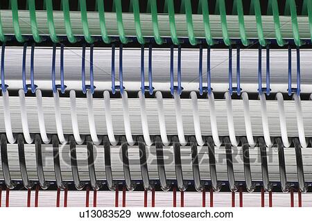 Stock Photo - books, education, literature, spiral, binding, spiral binding. Fotosearch