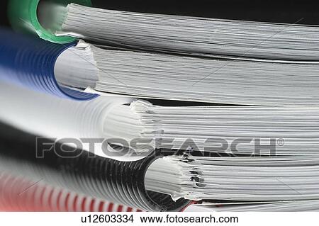 Picture - books, literature, spiral, binding, spiral binding, coil. Fotosearch
