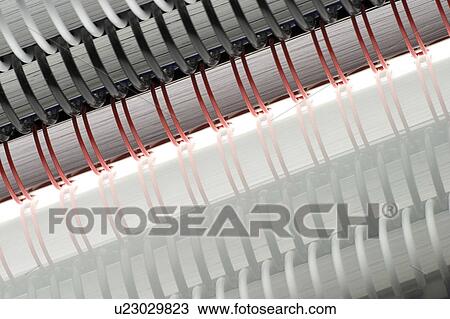Stock Image - books, literature, spiral, binding, spiral binding, coil. Fotosearch