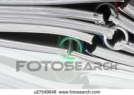 Stock Photo - books, literature, spiral, binding, spiral binding, coil. Fotosearch