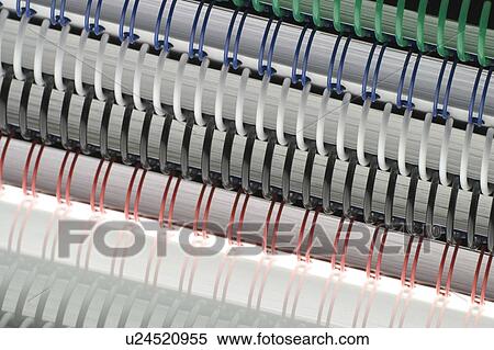 books, literature, spiral, binding, spiral binding, coil View Large Photo Image Stock Photography - books, literature, spiral, binding, spiral binding, coil. Fotosearch