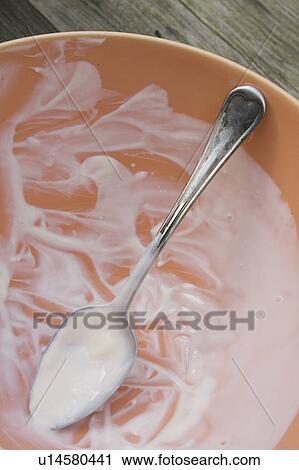 Stock Image - Bowl, Circular, Close-Up, Container, Creamy. Fotosearch