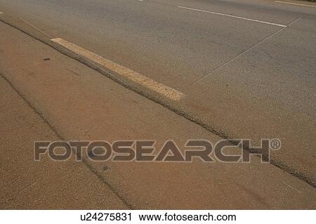 Brown, Dividing Line, Day, Asphalt View Large Photo Image Stock Image - Brown, Dividing Line, Day, Asphalt. Fotosearch