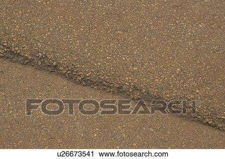 Stock Image - Brown, Full Frame, Day, Close-Up, Asphalt. Fotosearch
