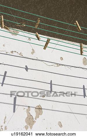 Building Exterior, Building Structure, Clothes Peg, Clothesline, Cracked View Large Photo Image Stock Image - Building Exterior, Building Structure, Clothes Peg, Clothesline, Cracked. Fotosearch