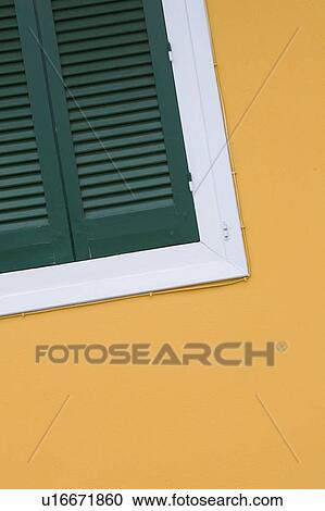 Stock Image - Building, House, Closed, Appearance. Fotosearch