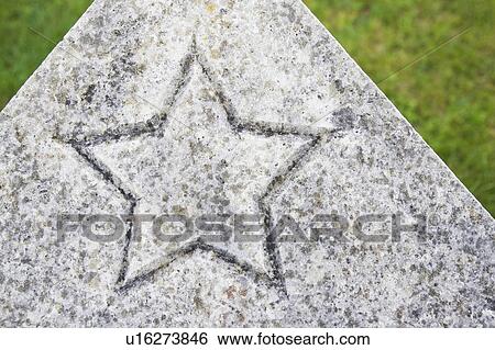 Stock Photograph - Burial Ground, Buried, Carved, Cemetery, Close-Up. Fotosearch