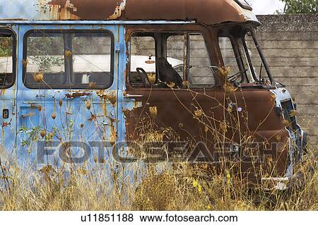 Stock Photo - Bus, Mode Of Transport, Door, Close-Up, Automobile. Fotosearch