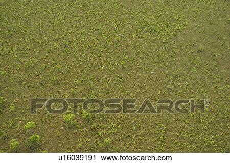 Stock Image - calm, countryside, aerial view. Fotosearch