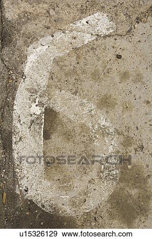 Stock Photo - Cement, Close-Up, Cracked, Faded, Full Frame. Fotosearch