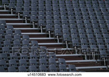 Stock Image - chairs, seats, seating, array, arrangement, layout. Fotosearch
