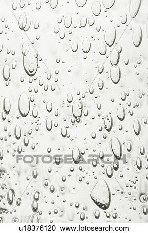 Stock Image - Clear, Close-Up, Droplet, Full Frame, Glass. Fotosearch