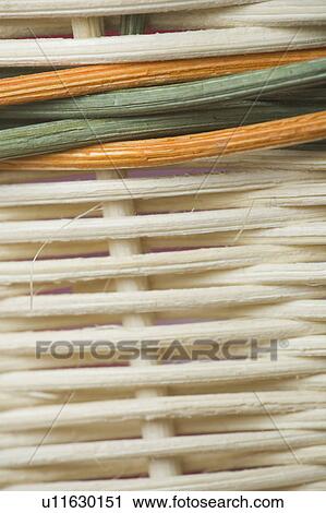 Stock Image - Close-Up, Art, Cane, Basket, Artistic, Arrangement. Fotosearch