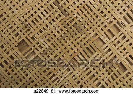 Stock Image - Close-Up, Background, Character, Brown, Basket, Arrangement. Fotosearch