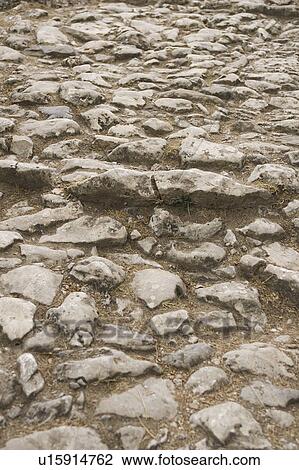 Stock Image - Close-Up, Cobblestone, Day. Fotosearch