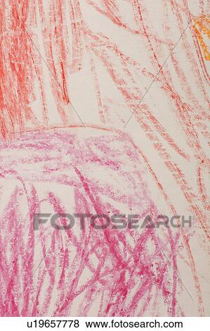 Stock Photo - Close-Up, Colorful, Crayon, Day, Drawing. Fotosearch