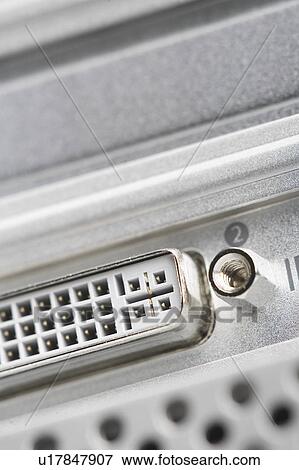 Stock Photo - Close-Up, Computer Equipment, Computer Part, Hole, Indoors. Fotosearch