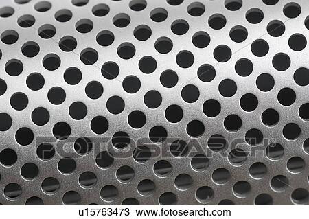 Stock Image - Close-Up, Computer Part, Design, Full Frame, Hole. Fotosearch