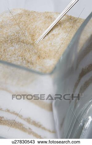Stock Image - Close-Up, Cream, Glass, Ice Cream. Fotosearch