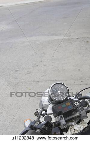 Stock Photo - Close-Up, Day, Instrument Of Measurement, Mode Of Transport, Motorcycle. Fotosearch