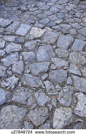 Picture - Close-Up, Layout, Day, Cobblestones, Array. Fotosearch