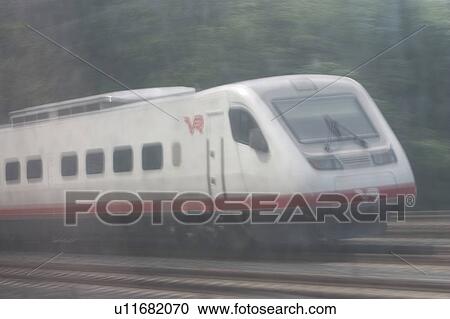 Stock Image - Commute, Commuter, Conveyance, Day, Electric Train. Fotosearch