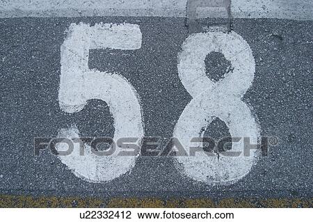 concrete, fifty eight, lane, number, tarmac, 58 View Large Photo Image Stock Image - concrete, fifty eight, lane, number, tarmac, 58. Fotosearch