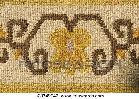 Stock Image - Crafted, Detail, Embroidery, Fabric. Fotosearch