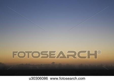 Stock Photograph - Dark, Dusk, Field. Fotosearch