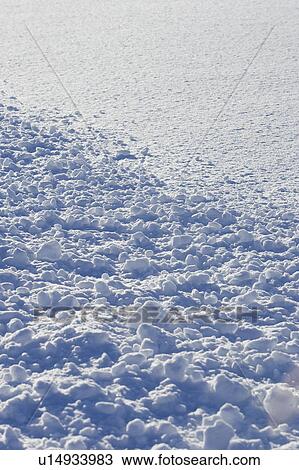 Stock Image - Day, Field, Flat, Frozen, Full Frame. Fotosearch