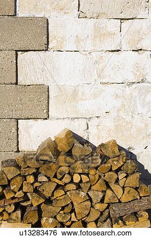 Stock Photograph - Day, Firewood, Log, Non-Urban Scene. Fotosearch
