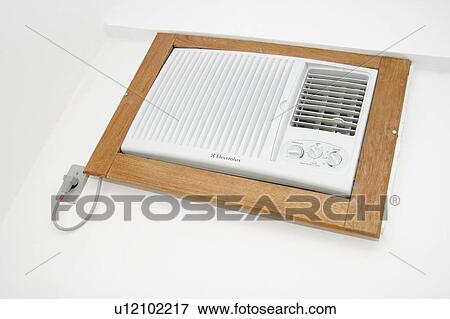 Stock Photo - decor, mounted, air conditioner. Fotosearch