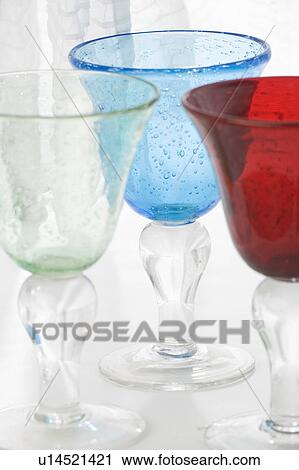 Stock Image - Decorative, Droplet, Empty, Glass, Indoors. Fotosearch