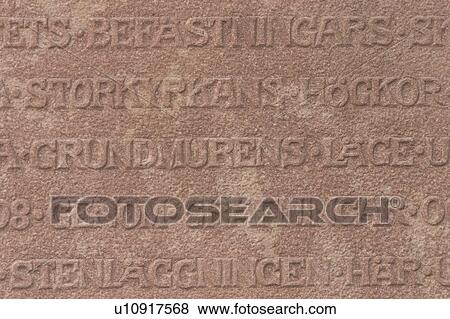 Stock Photo - engraved, embossed, carved, impression, dead, structure. Fotosearch