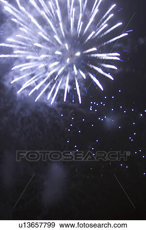 Event, Exploding, Firework, Firework Display View Large Photo Image Stock Photo - Event, Exploding, Firework, Firework Display. Fotosearch