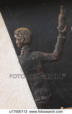 Stock Image - Figure, Carved, Detail. Fotosearch