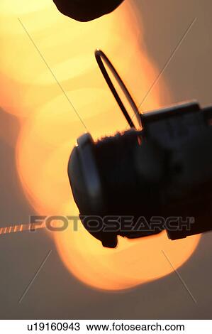 Stock Image - fishing reel, reel, line, nylon line, nature, natural. Fotosearch