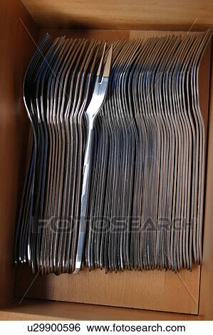 Stock Photograph - forks, utensil, utensils, implement, close-up, pattern. Fotosearch